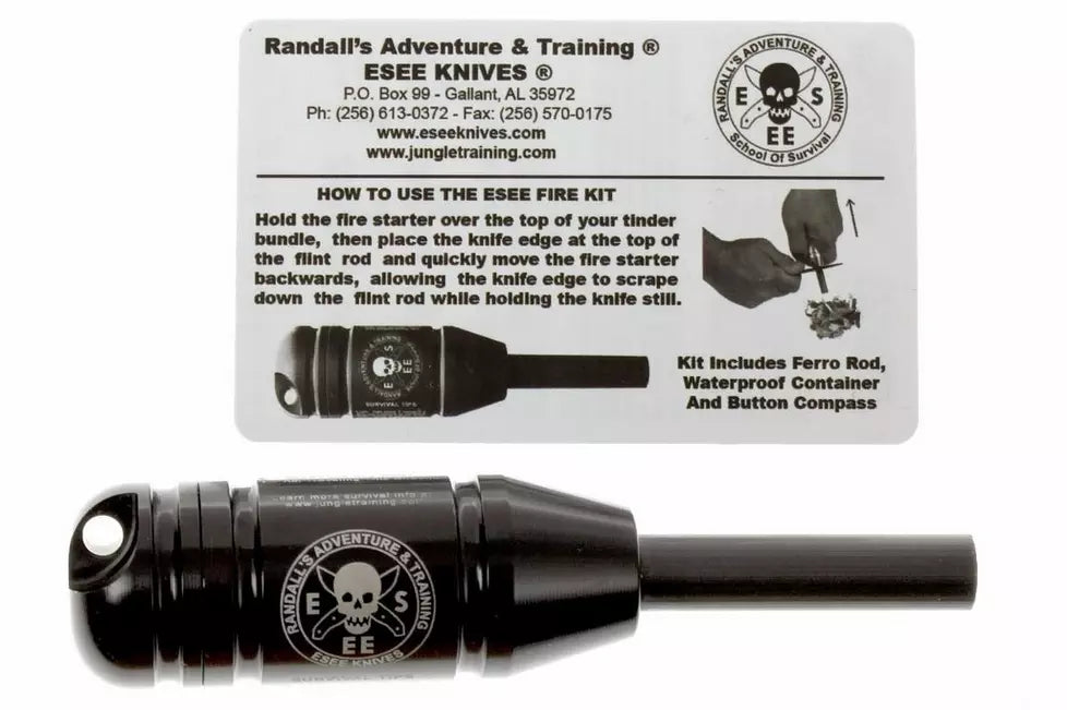 ESEE Knives Emergency Fire Kit w/ Storage Capsule and Compass