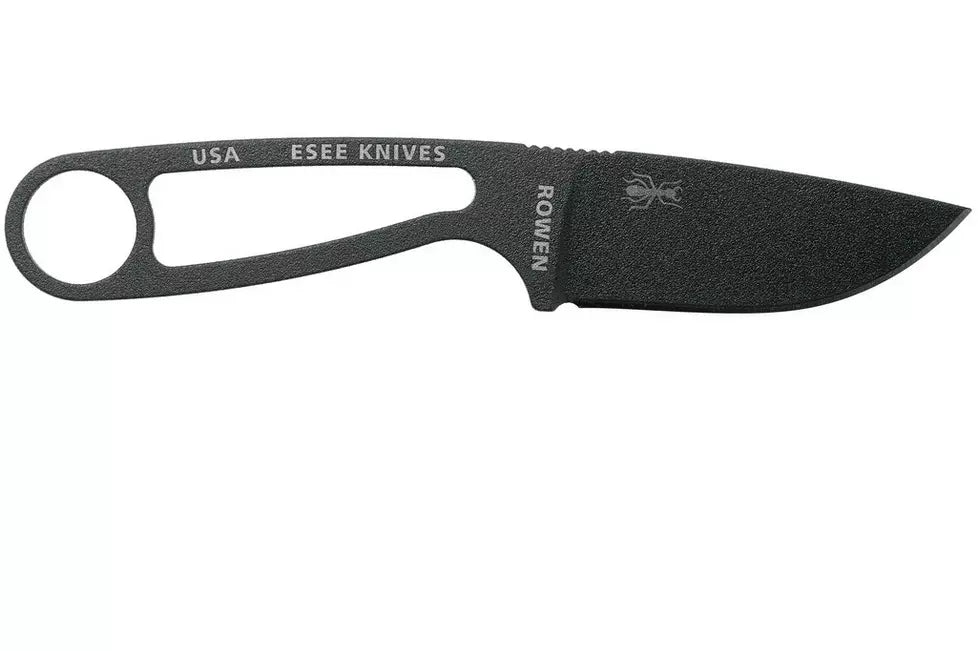 ESEE Knives Izula Black, Survival Neck Knife w/ Sheath & Kit-1728562348