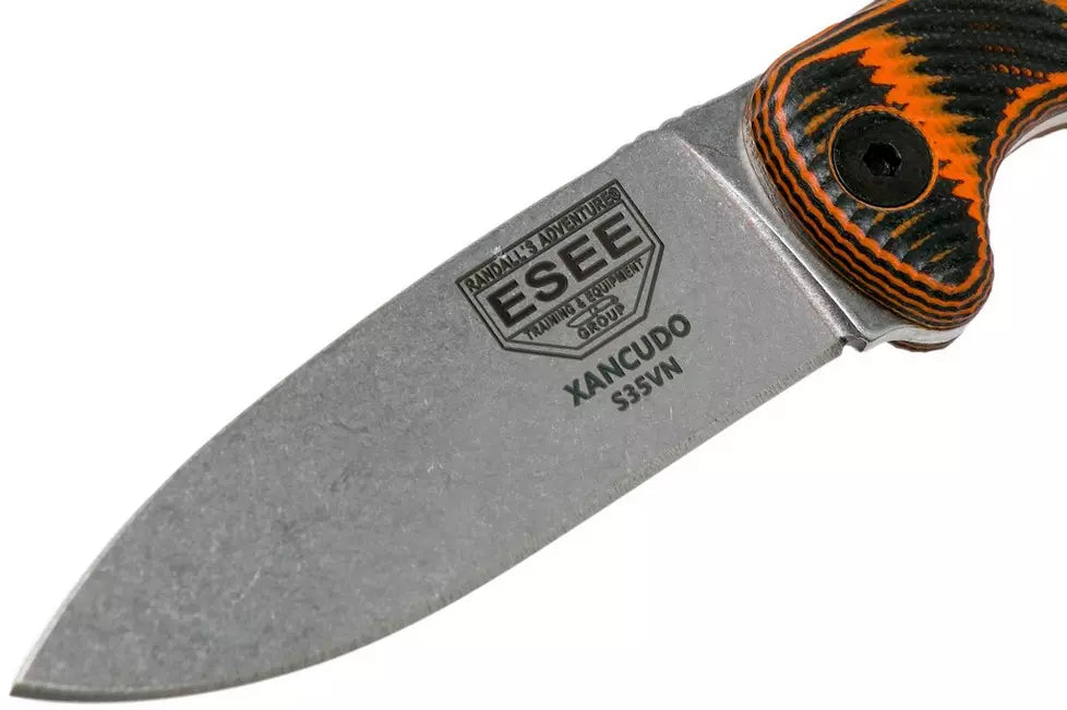 ESEE Knives Xancudo - XAN1-006, - S35VN Steel - Stone Washed Finish
