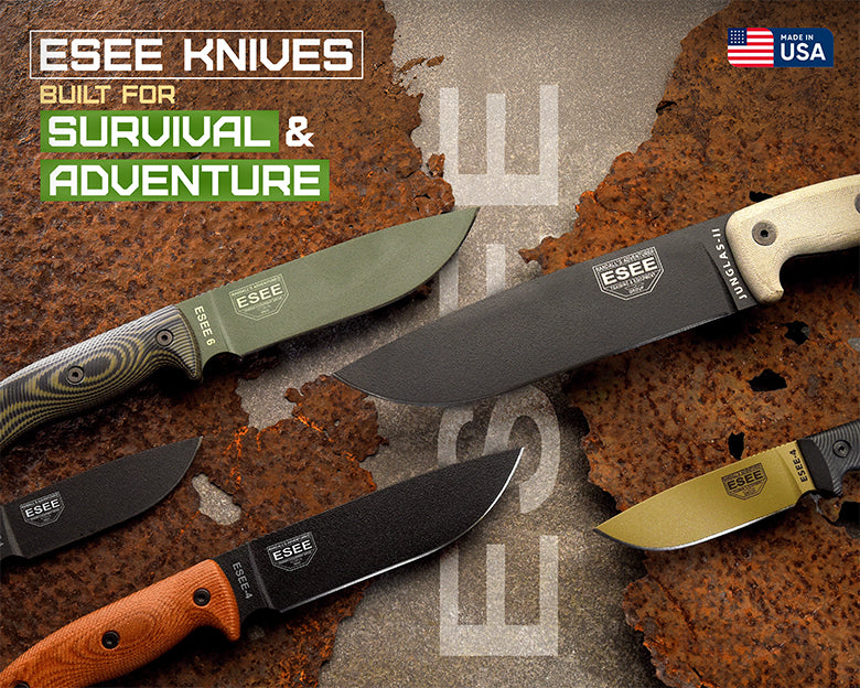 ESEE Knives, Built for Survival & Adventure - Shop now at Mjoutdoorsgear UK