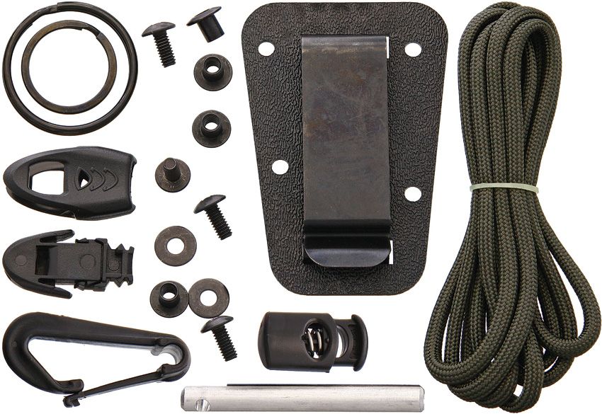 ESEE Knives Izula II Neck Knife WIth Kit Micarta Handle Tan Plain Edge IZULA-II-DT