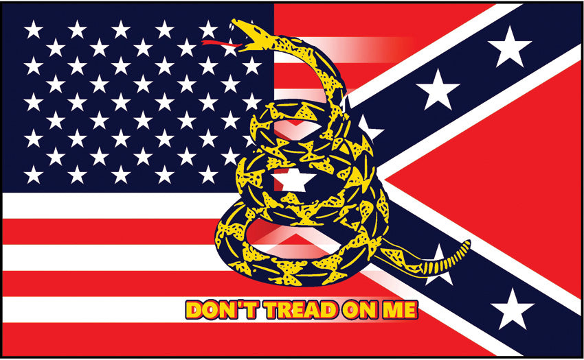 USA & Confederate Flag R7302 - outdoor flag - image 1