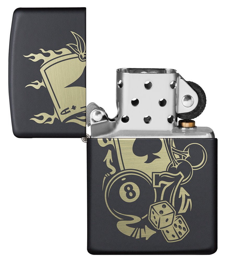 Zippo USA Gambling Design Windproof Lighter – Buy now at Mjoutdoorsgear UK