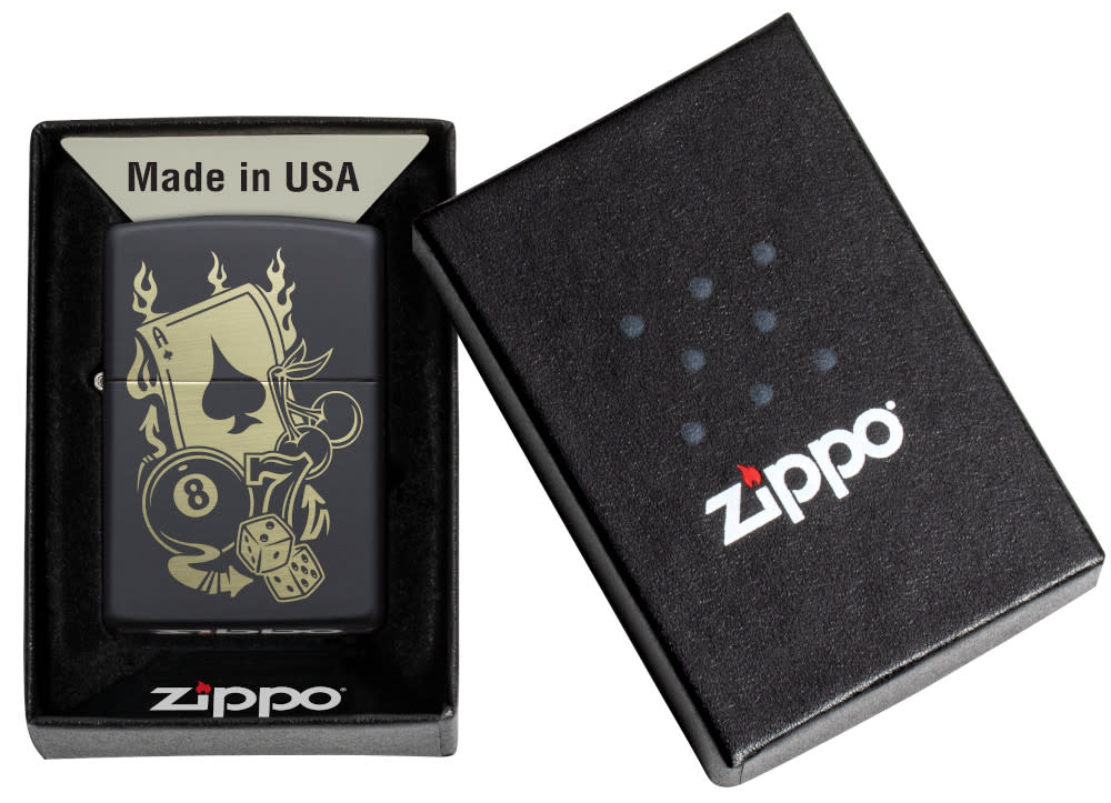 Zippo USA Gambling Design Windproof Lighter – Buy now at Mjoutdoorsgear UK