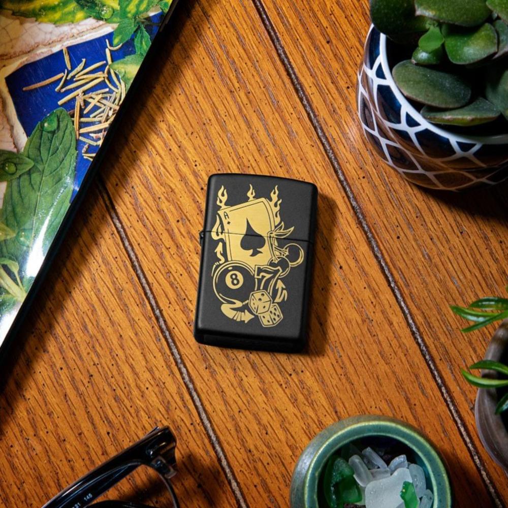 Zippo USA Gambling Design Windproof Lighter – Buy now at Mjoutdoorsgear UK