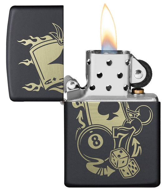 Zippo USA Gambling Design Windproof Lighter – Buy now at Mjoutdoorsgear UK