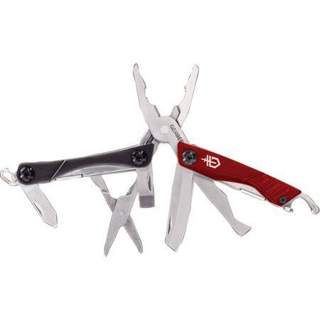 Gerber Dime Micro Multi-Tool – Red & Black Aluminum | Mjoutdoorsgear UK