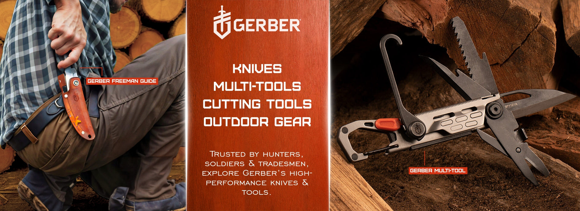 Gerber Gear | Knives, Multi-Tools, Cutting Tools & Outdoor Gear, Trusted by hunters, soldiers & tradesmen, explore Gerber’s high-performance knives & tools.