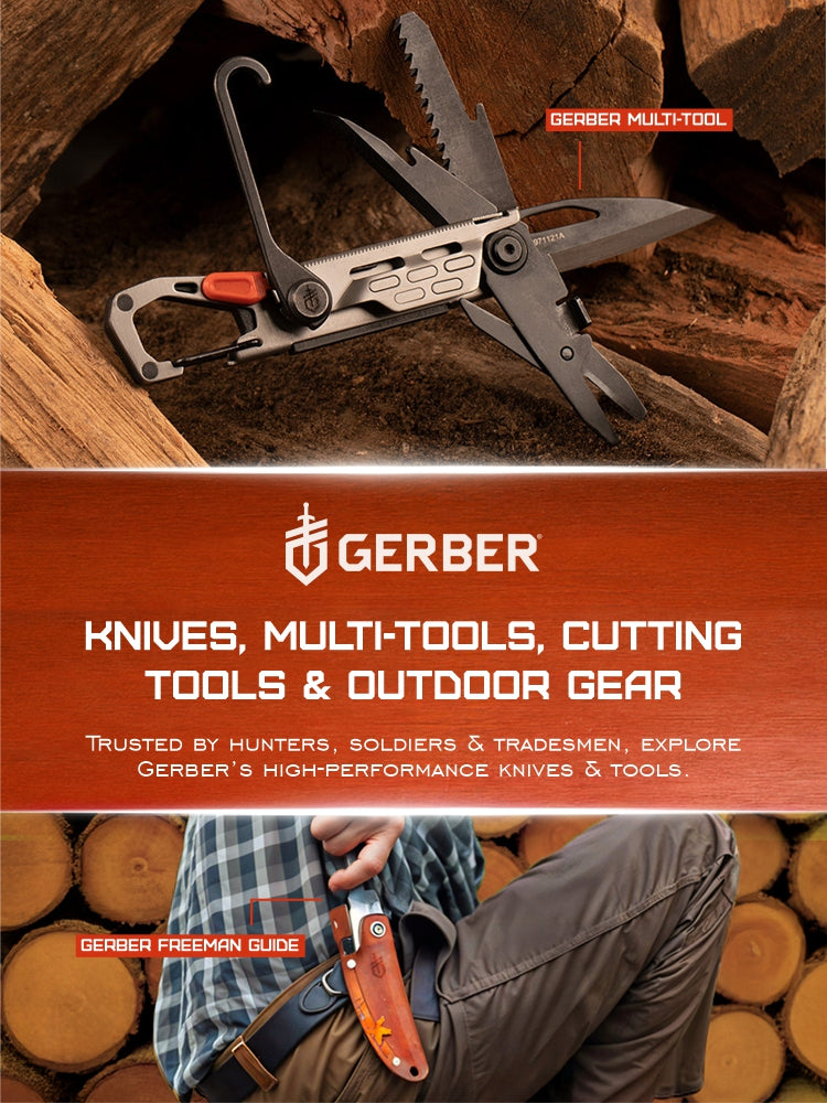 Gerber Gear | Knives, Multi-Tools, Cutting Tools & Outdoor Gear, Trusted by hunters, soldiers & tradesmen, explore Gerber’s high-performance knives & tools.