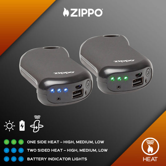 Zippo HeatBank® 9s Rechargeable Hand Warmer & Power Bank