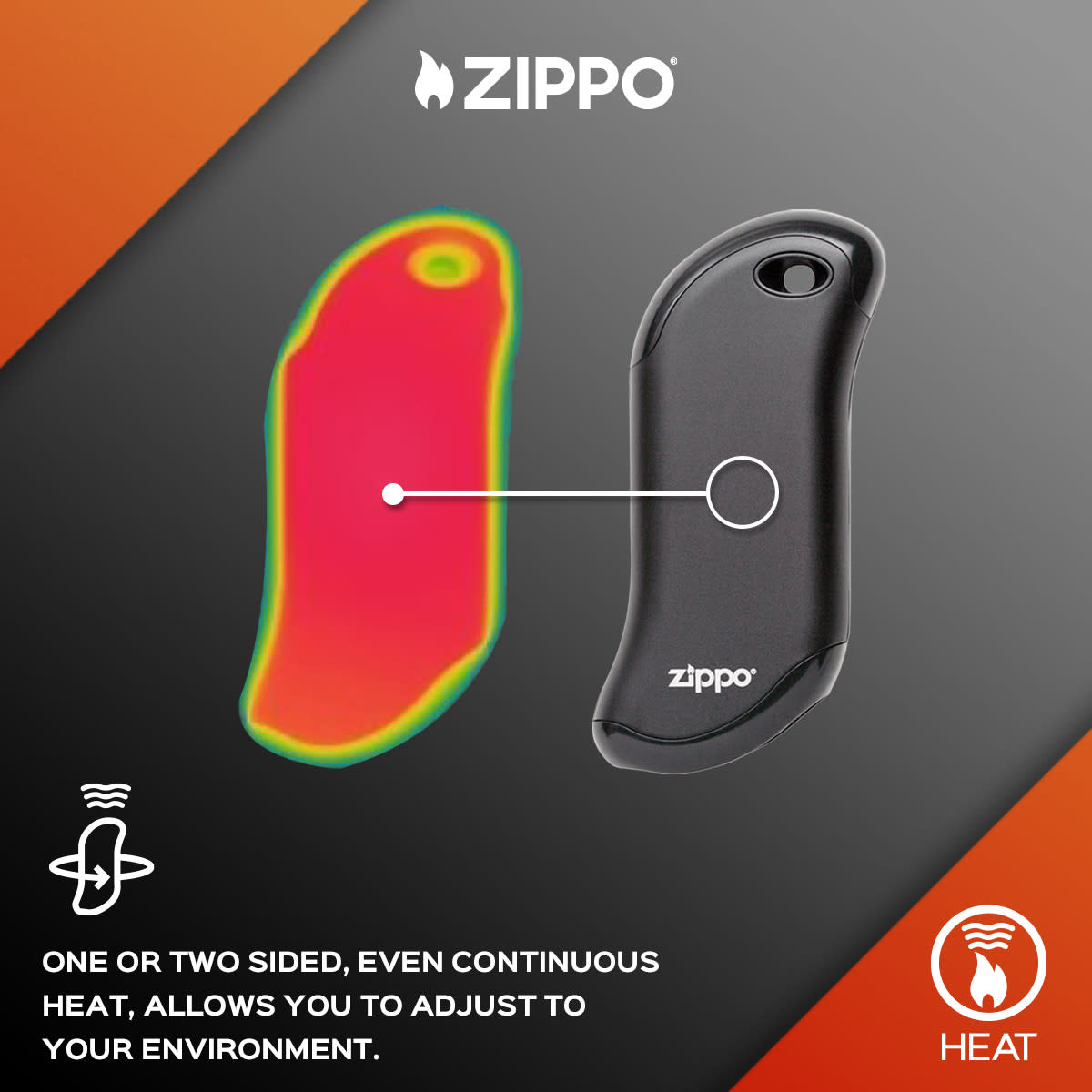 Zippo HeatBank® 9s Rechargeable Hand Warmer & Power Bank