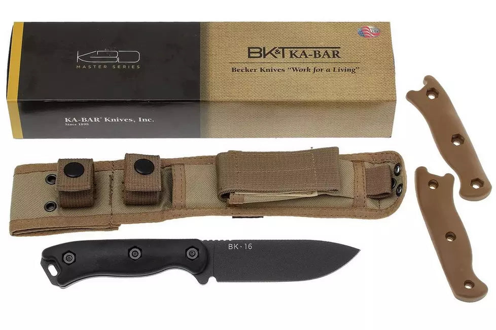 KA-BAR Short Becker Drop Point BK16