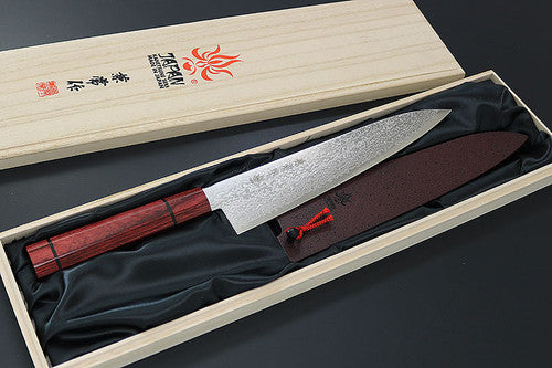 Kanetsune 63-Layer Damascus MINAMO-KAZE Japanese Chef's Gyuto Knife 210mm
