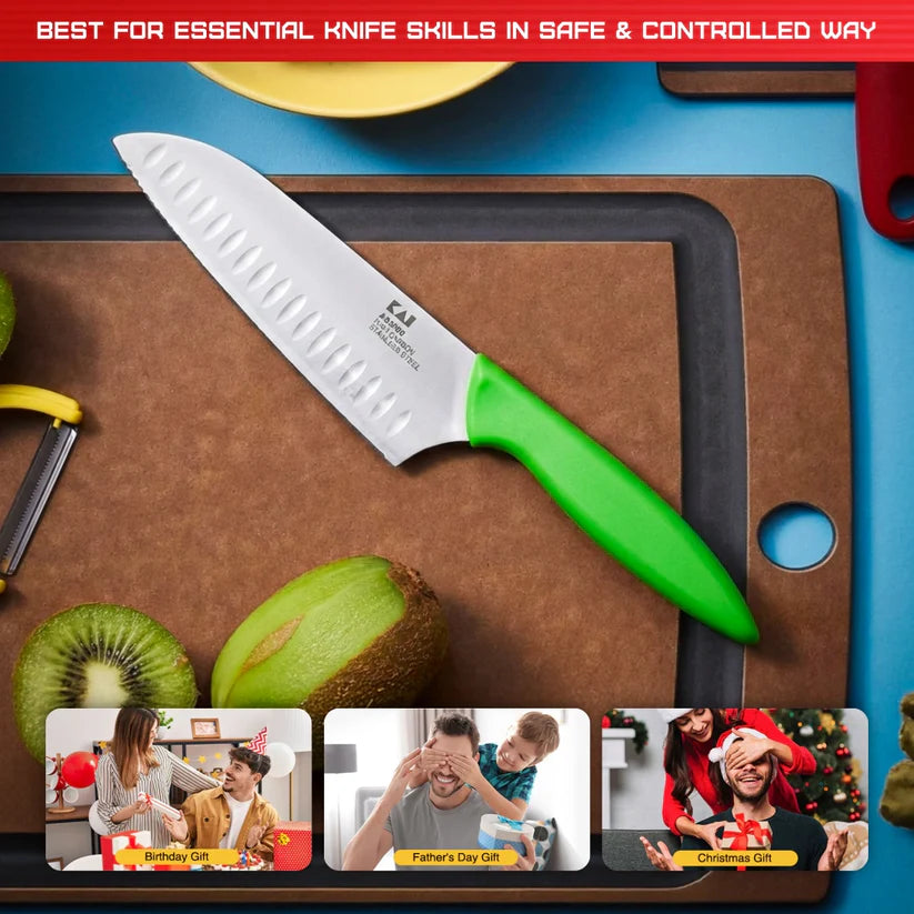 Kershaw My First Chef’s Knife AB5090 – safe, beginner-friendly chef knife with ergonomic handle, perfect for young cooks