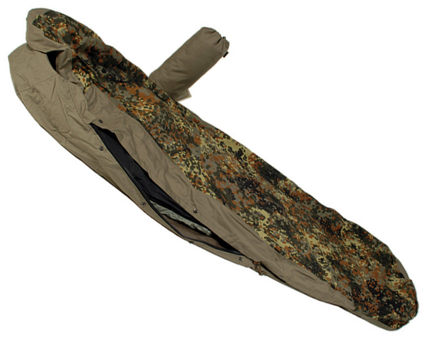 Mil-Tec Flecktarn Sleeping Bag Cover - camp sleeping gear - image 1