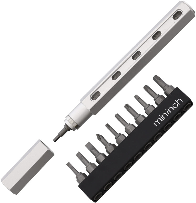 Mininch Tool Pen Premium Imperial Snow silver colour - writing accessory - image 1