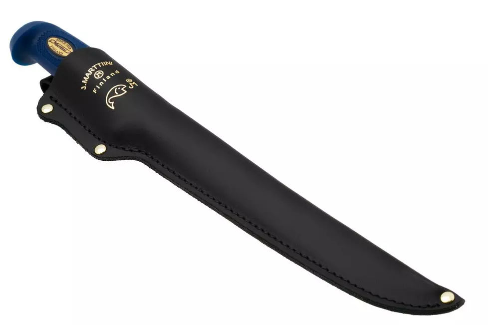 9 Inch Marttiini 846014T Martef Stainless Steel Fillet Knife with Leather Sheath
