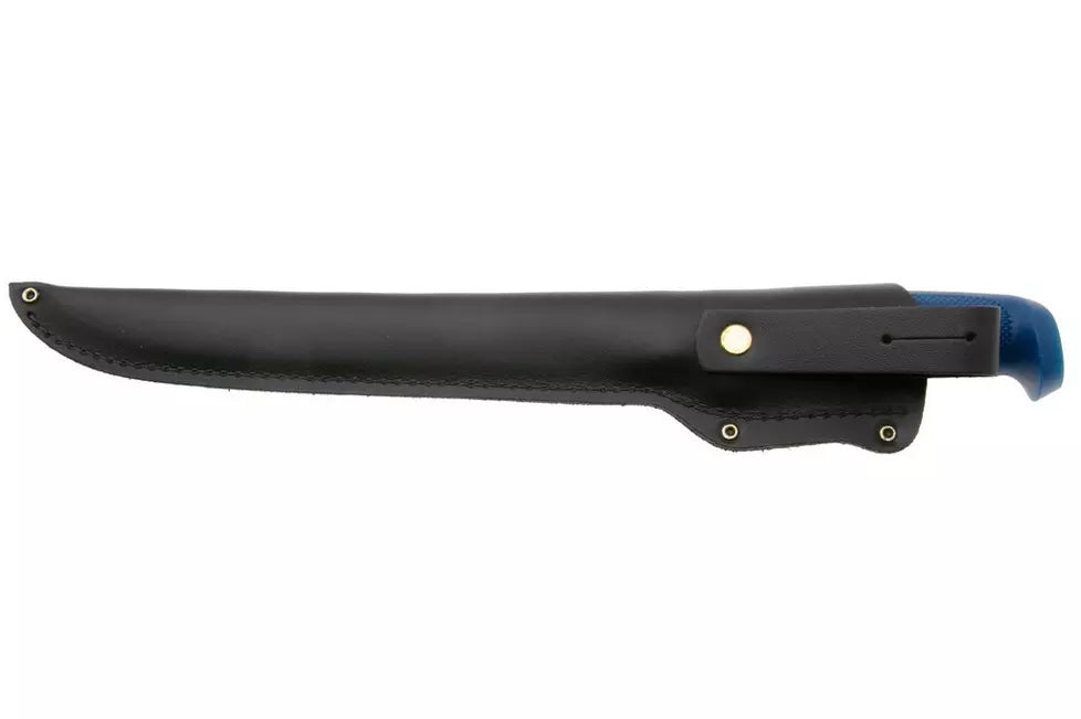 Marttiini Professional Fish Filleting Knife - 7.5" Stainless Steel Blade with Martef Coating Plastic Sheath