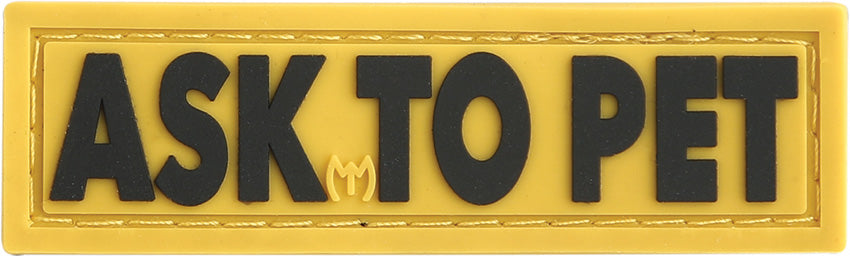 Maxpedition Ask To Pet Patch Full Color ATPTC