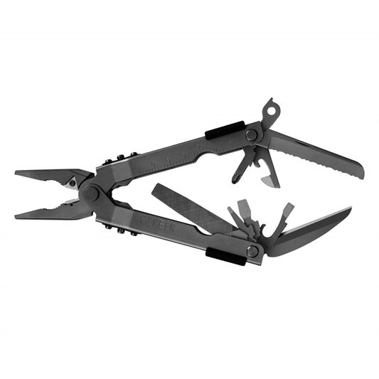 Multi-Plier 600 - Black, Carbide Cutters, Needlenose, Leather Sheath