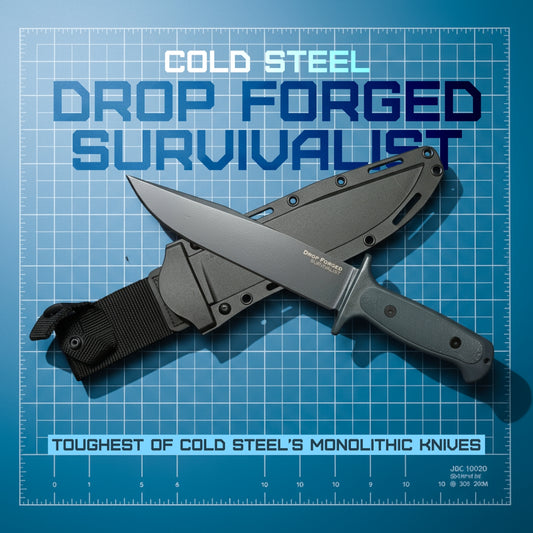 Cold Steel Drop Forged Survivalist Knife | Mjoutdoorsgear UK
