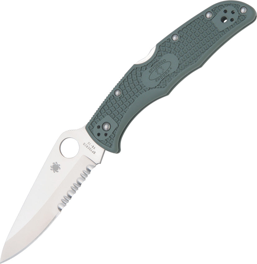 Spyderco Endura 4 Lockback Green C10PSFG