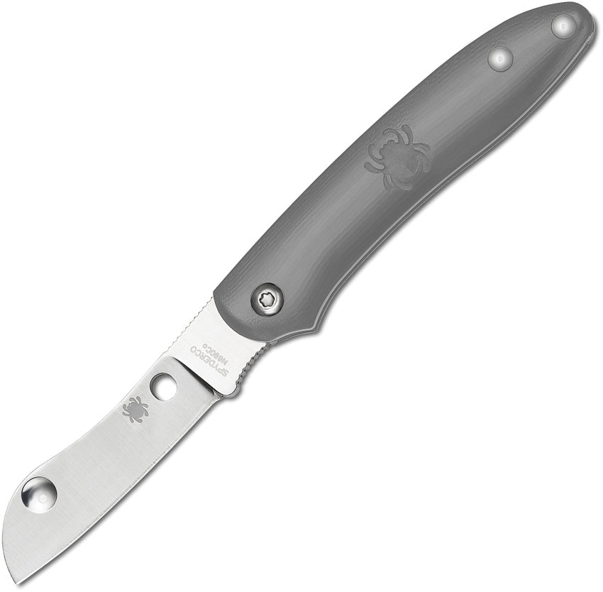 Spyderco Roadie Gray Plain C189PGY