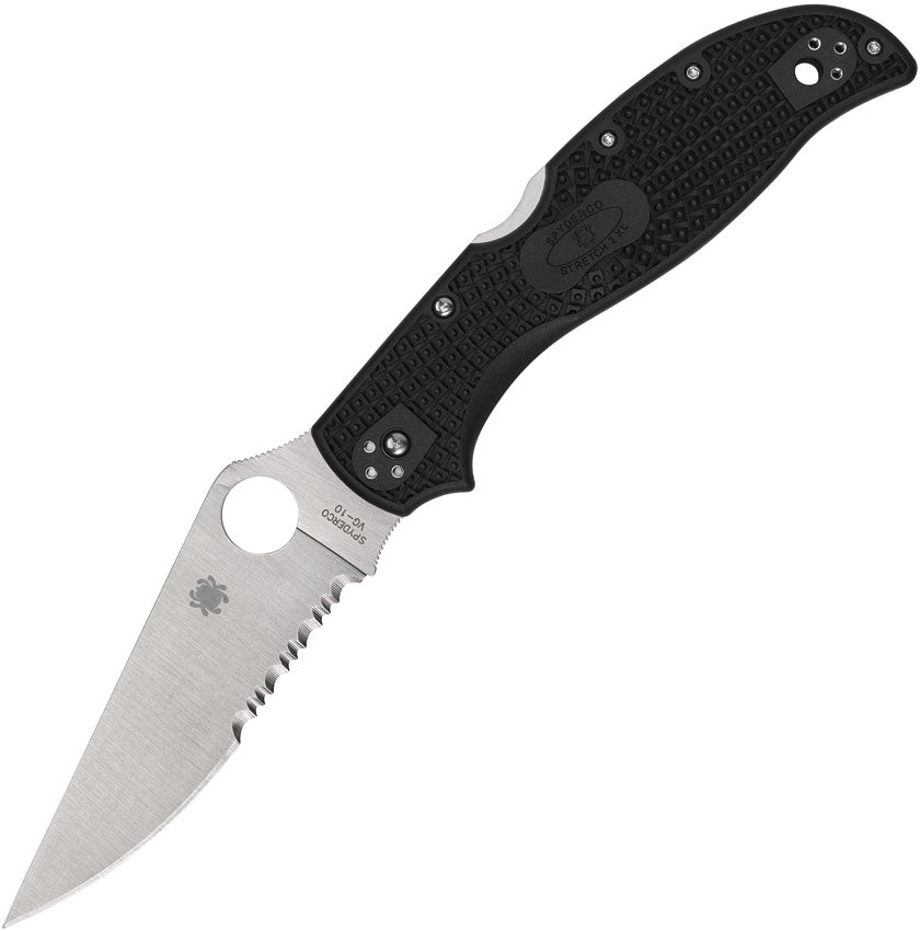 Spyderco Stretch 2 XL Lockback C258PSBK - Premium Spyderco Folding Knife for Sale at Mjoutdoorsgear UK