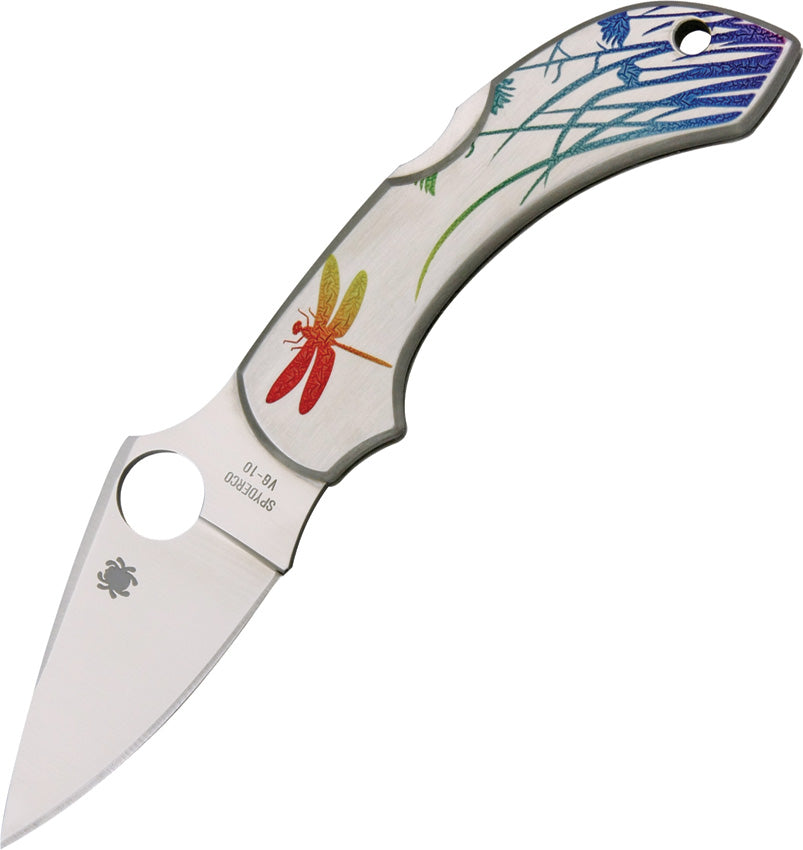Spyderco Dragonfly Tattoo C28PT by Spyderco - Premium Folding Knife for Sale in UK