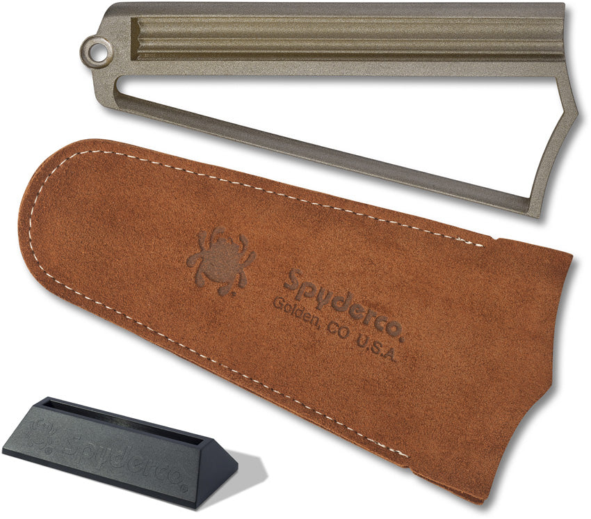 Spyderco Webfoot Stone Sharpener 308CBN - Premium Spyderco Sharpening Stone for Sale at Mjoutdoorsgear UK