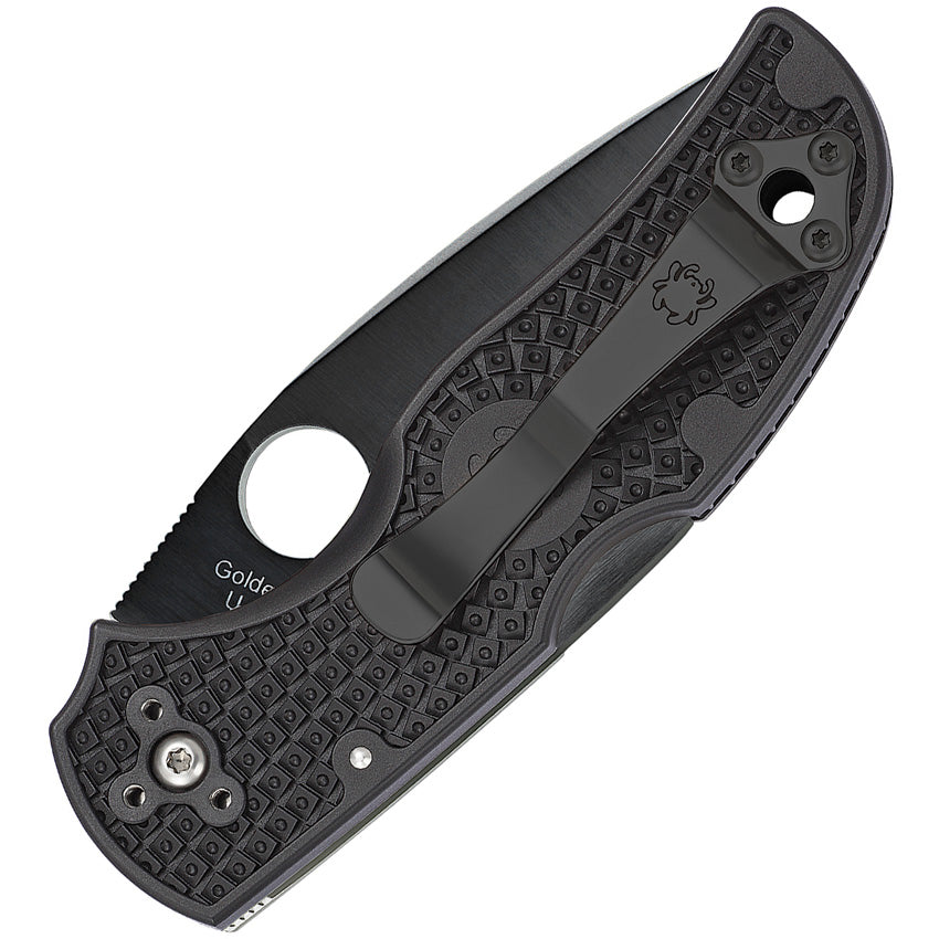 Spyderco Native 5 Lockback Blk Serrated C41SBBK5