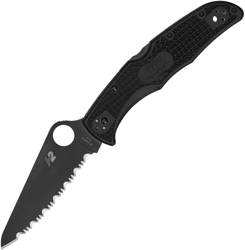 Spyderco Pacific Salt 2 Lockback Black C91SBBK2 by Spyderco