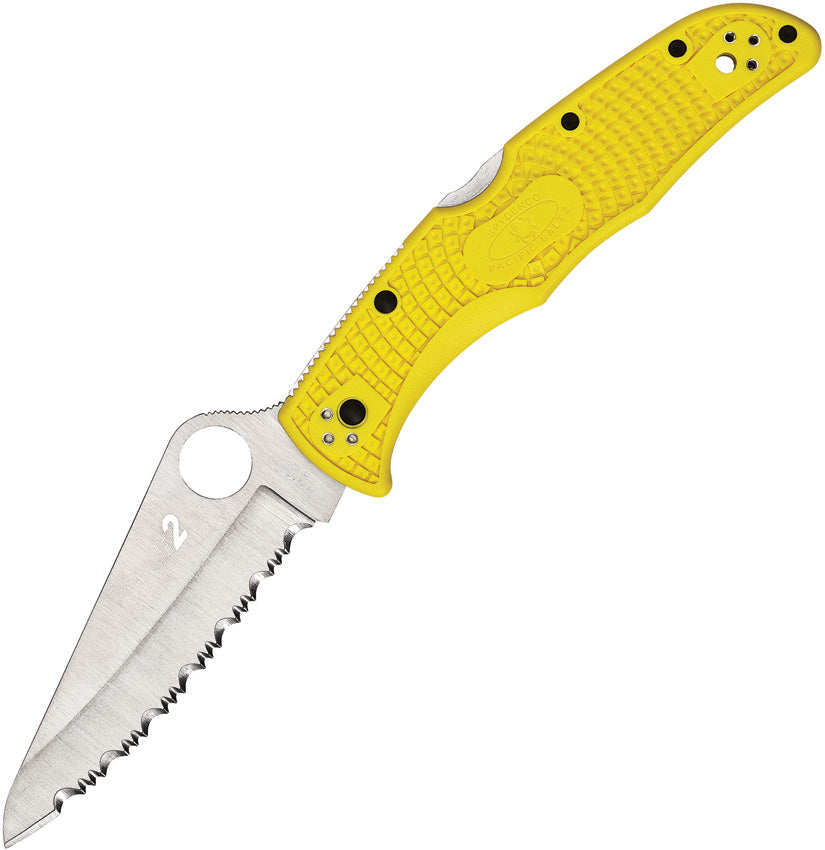 Spyderco Pacific Salt 2 Lockback Yellow C91SYL2 by Spyderco