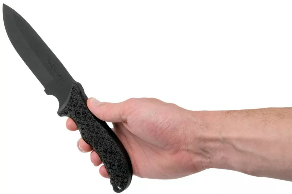 Schrade Frontier 5" Fixed Blade SCHF36, 1095 Carbon Steel, fixed knife with sharpening steel and firesteel