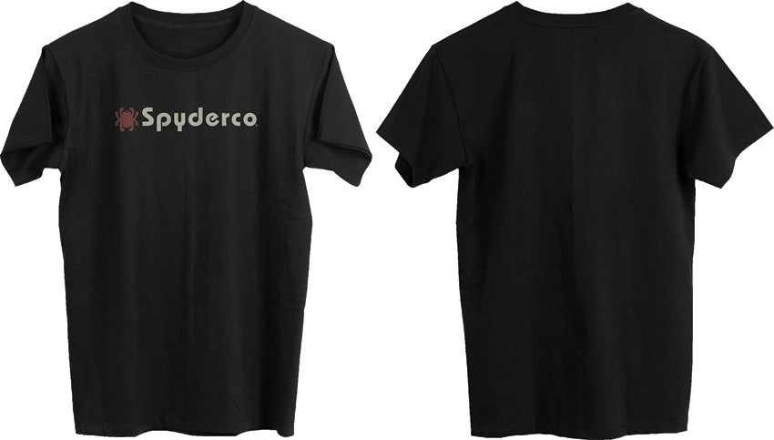 Spyderco Logo T-Shirt Black 2XL TS03BK2XL by Spyderco