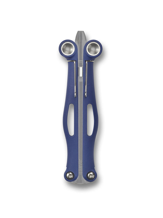 Spyderco BaliYo Wing Pen – Blue Handles & Gray Body