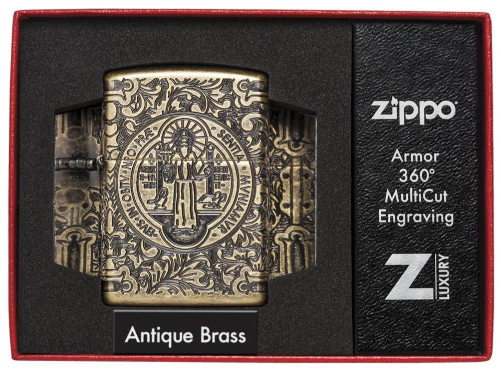 St. Benedict Design Windproof Lighter – Zippo UK