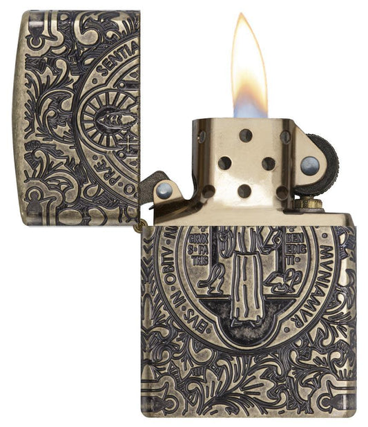 St. Benedict Design Windproof Lighter – Zippo UK