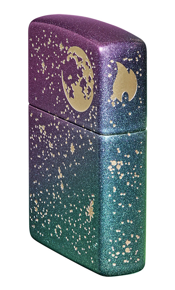 Zippo Starry Sky Design Iridescent Windproof Lighter – Made in USA - Shop now at Mjoutdoorsgear UK
