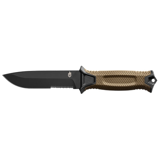 Gerber StrongArm Fixed Blade Knife – Coyote Brown (Serrated Edge)