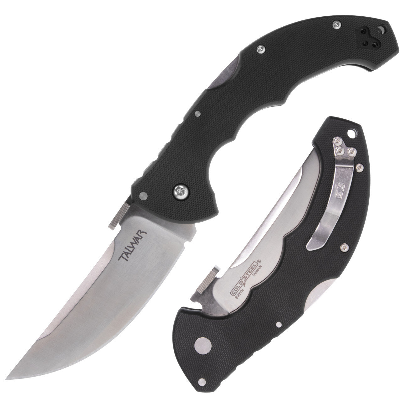 Cold Steel Talwar 4" Plain Edge Folding Knife – S35VN Steel