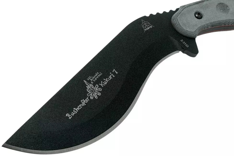 TOPS Knives Bushcraft Kukri 7.0 machete, BKUK-01