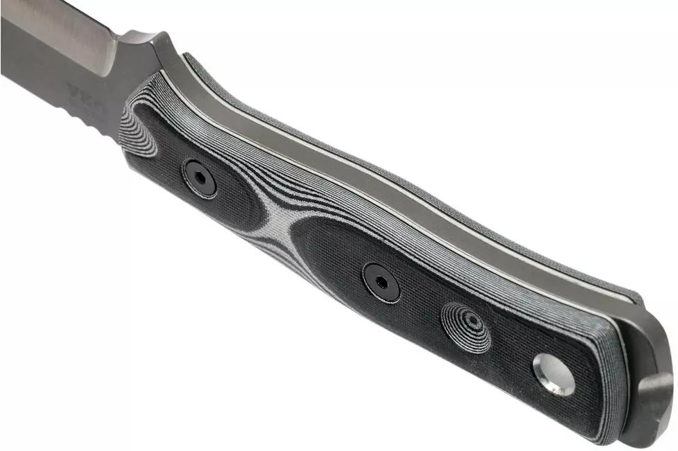 TOPS Knives B.O.B. Fieldcraft 154CM White/Black G10 BROS-154-WB bushcraft knife