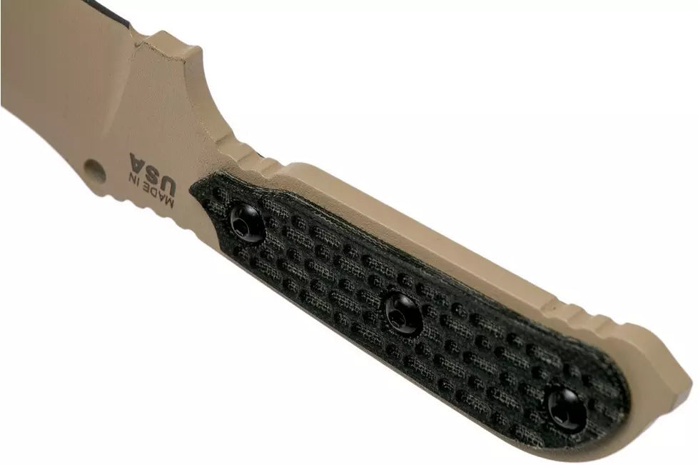 TOPS Mil-SPIE Elite Black Canvas Micarta MIL3-ELITE survival knife
