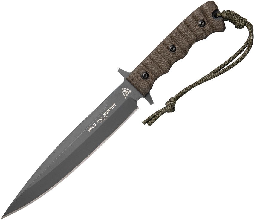 TOPS Wild Pig Hunter Sniper Grey Fixed Blade knife