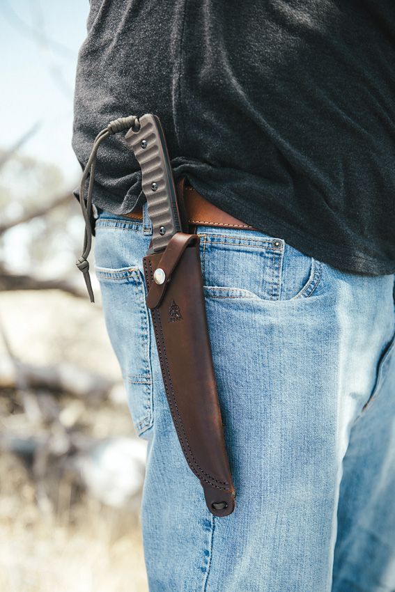 Best TOPS Wild Pig Hunter Sniper Grey Fixed Blade Knife
