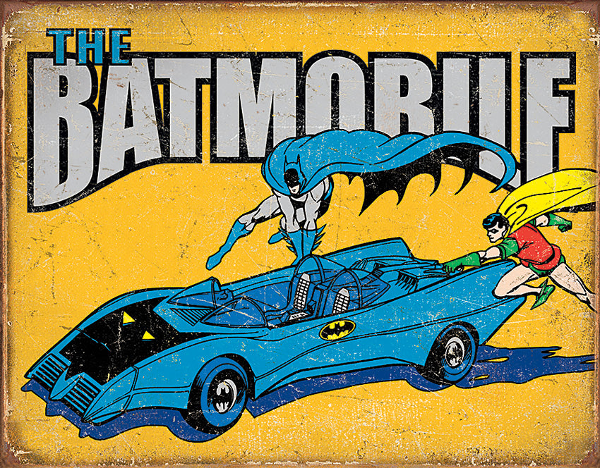 Tin Signs The Batmobile - outdoor gear storage - image 1