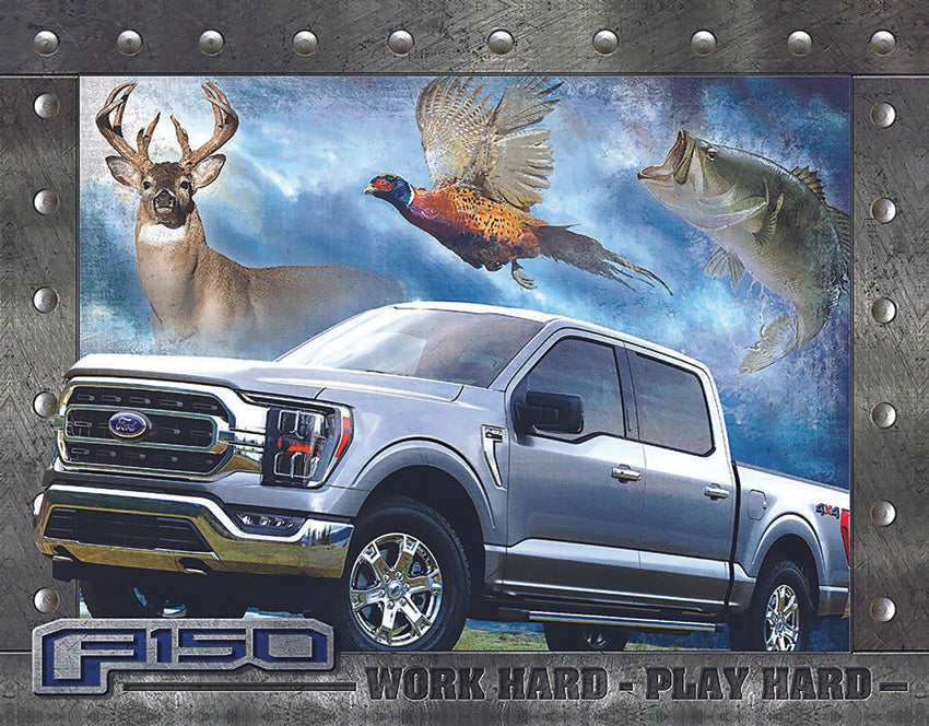 Tin Signs Ford F-150 Tin Sign - outdoor lifestyle sign - image 1