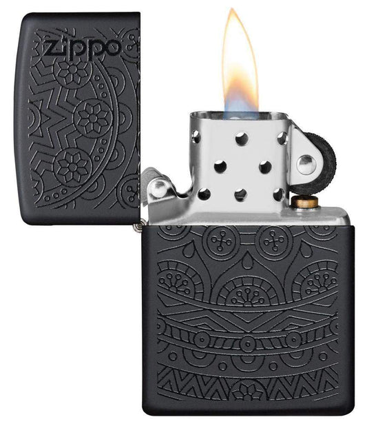 Black Matte Two Tone Design Windproof Lighter – Zippo USA