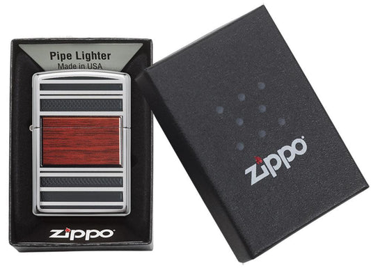 Wood Pipe Emblem Windproof Lighter – Zippo UK